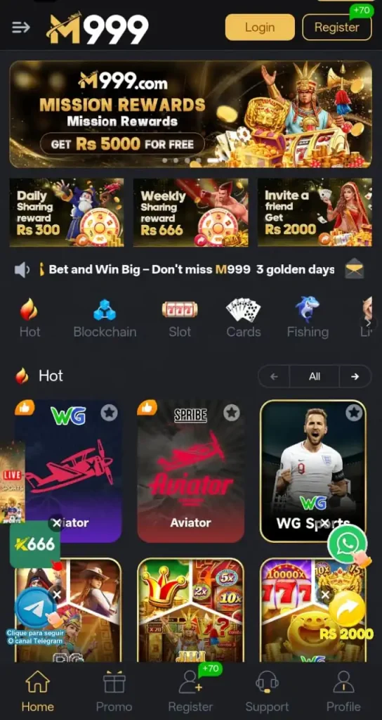 M999 Game interface